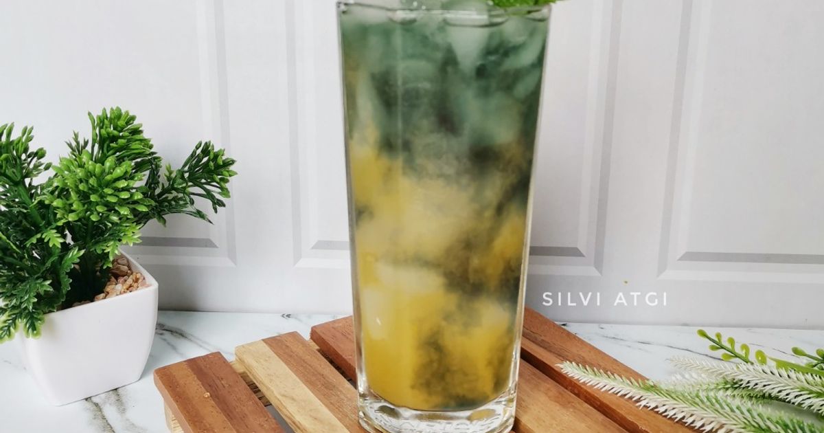 Butterfly Pea Orange Juice