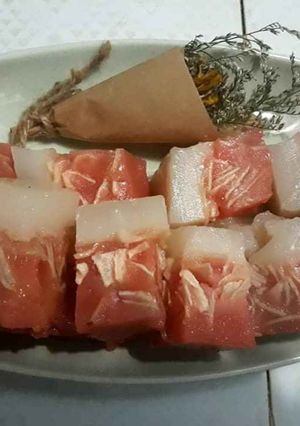 Hình của món Bánh khoai môn hấp.