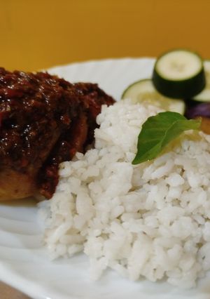 Foto resep Ayam Goreng sambal hitam