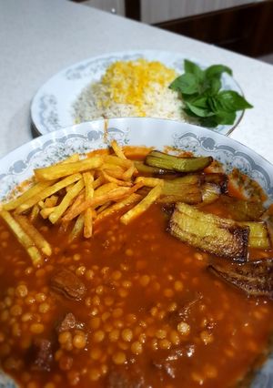 عکسی از دستور قیمه مجلسی خاااص😍❤