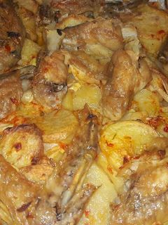 صورة لوصفة جوانح وبطاطا بالفرن🍟🍗🍱