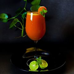 A picture of Carrot-Orange juice.
