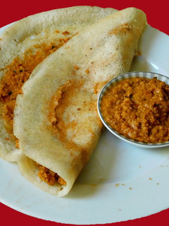 மைசூர் மசாலா தோசை (Mysore masala dosai recipe in tamil) செய்முறை முக்கிய புகைப்படம்
