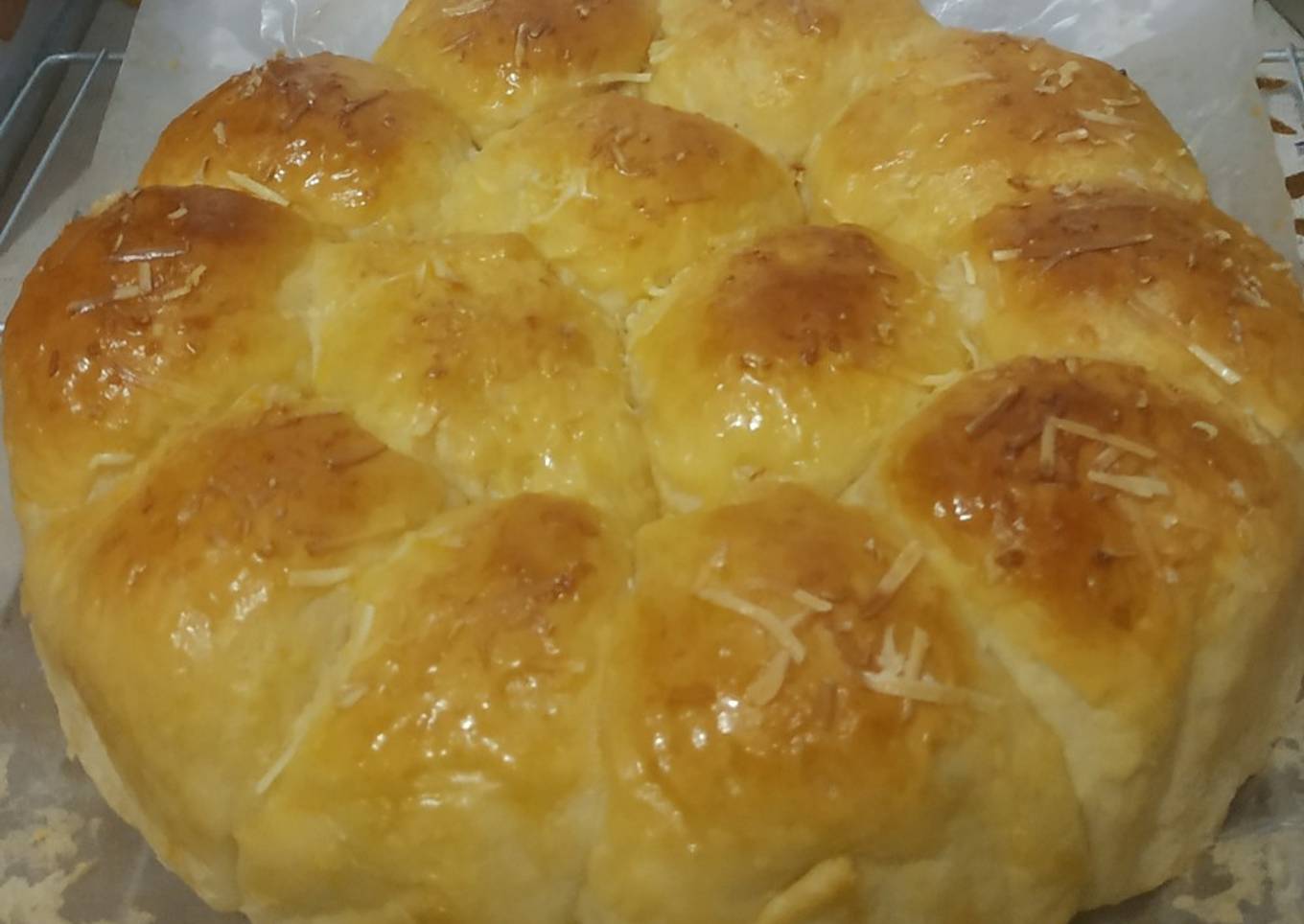 Roti sobek coklat keju