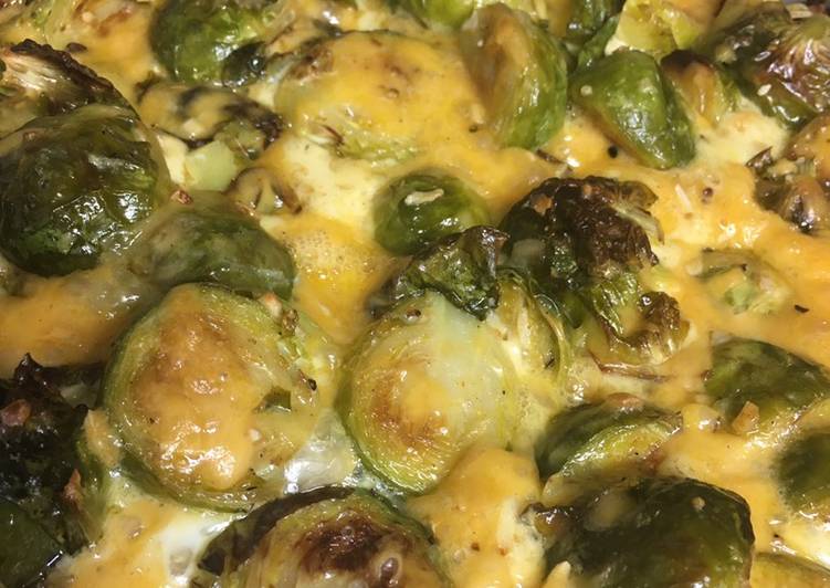 Easiest Way to Make Homemade Keto Friendly Brussels Sprouts Casserole