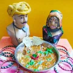 A picture of Mangodi papad sabzi.
