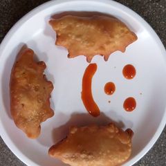 A picture of Special veg Fried momos.