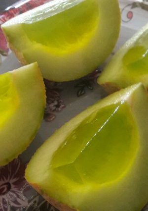 عکسی از دستور ژله طالبی