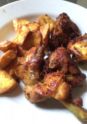 Foto resep Ayam bumbu kuning/Ayam Ungkep