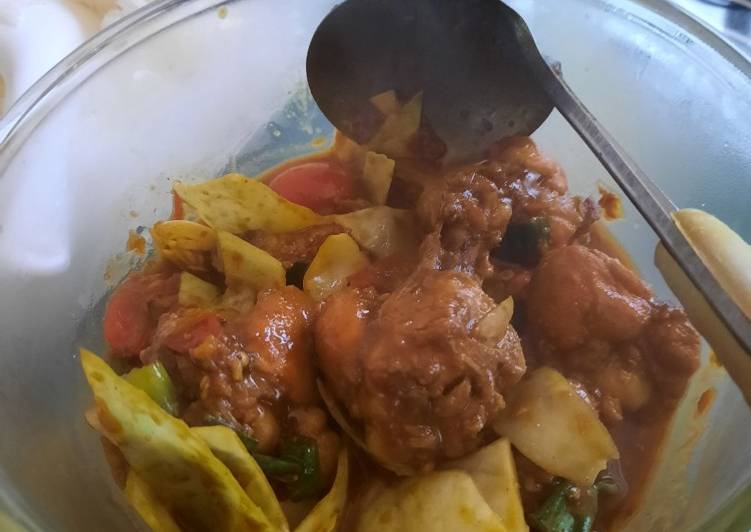 Langkah Mudah untuk Menyiapkan Indonesia Spicy Chicken (ayam rica rica Jokja), Sempurna