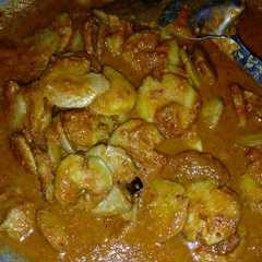 A picture of Jengkol bumbu kacang.