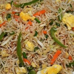 A picture of Egg fried rice.