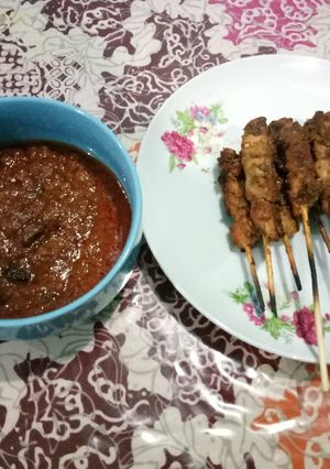 Foto resep Sate madura bumbu kacang