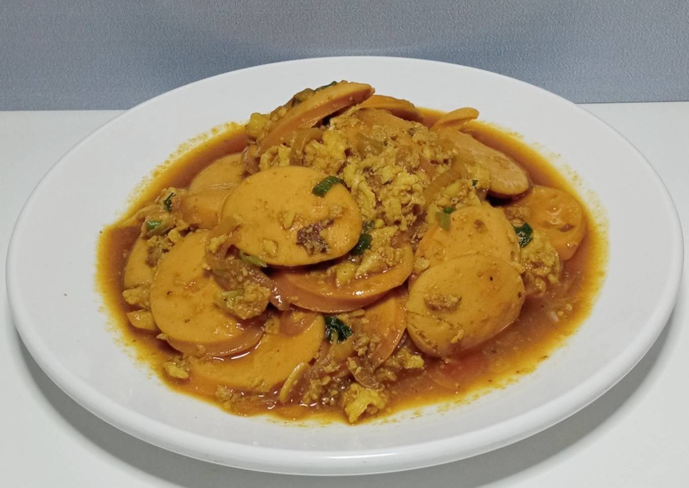 Sosis Telur BBQ 🍛