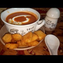 A picture of Tomato soup.