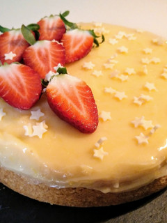 Una foto de Cheesecake de limón
