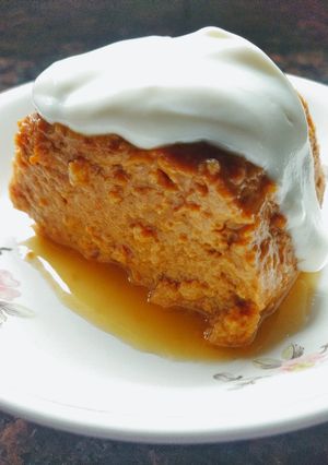 Una foto de Flan de dulce de leche