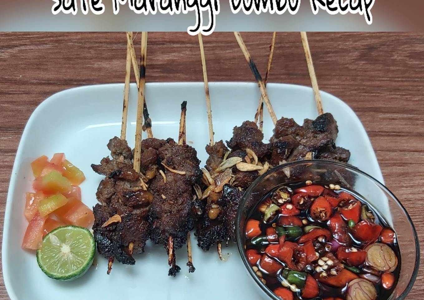 Sate Maranggi Bumbu Kecap with Happycall enaakkk 💕