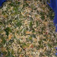 รูปของ Urab daun kencur campur toge super pedasssss...