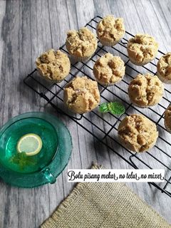 Foto resep Bolu pisang mekar no telur no mixer