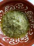 Pesto “alla ligure” con albahaca de mi maceta