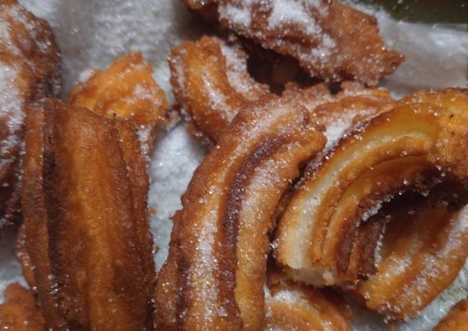 Churros para días de frío Receta de Marce Cuello Scida- Cookpad