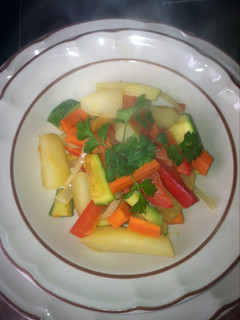 Una foto de Verduras salteadas.