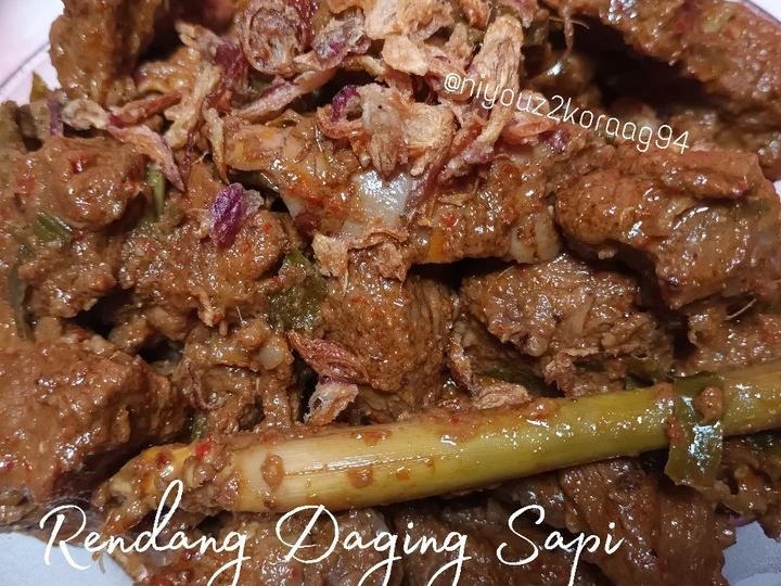 Cara Gampang Membuat Resep Rendang daging sapi yang Enak Banget Anti Ribet, Mantap