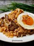 Nasi Goreng Se'i Sapi Spesial Pakai Telor