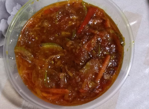 Gambar Acar keropok orang sarawak