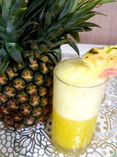A picture of Pine apple mojito.