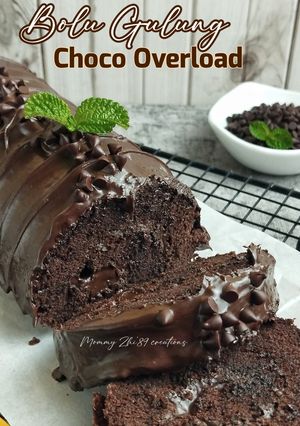 Foto resep Bolu Gulung Choco Overload