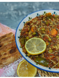 عکسی از دستور سوپ سبزیجات بدون گوشت (رژیمی)