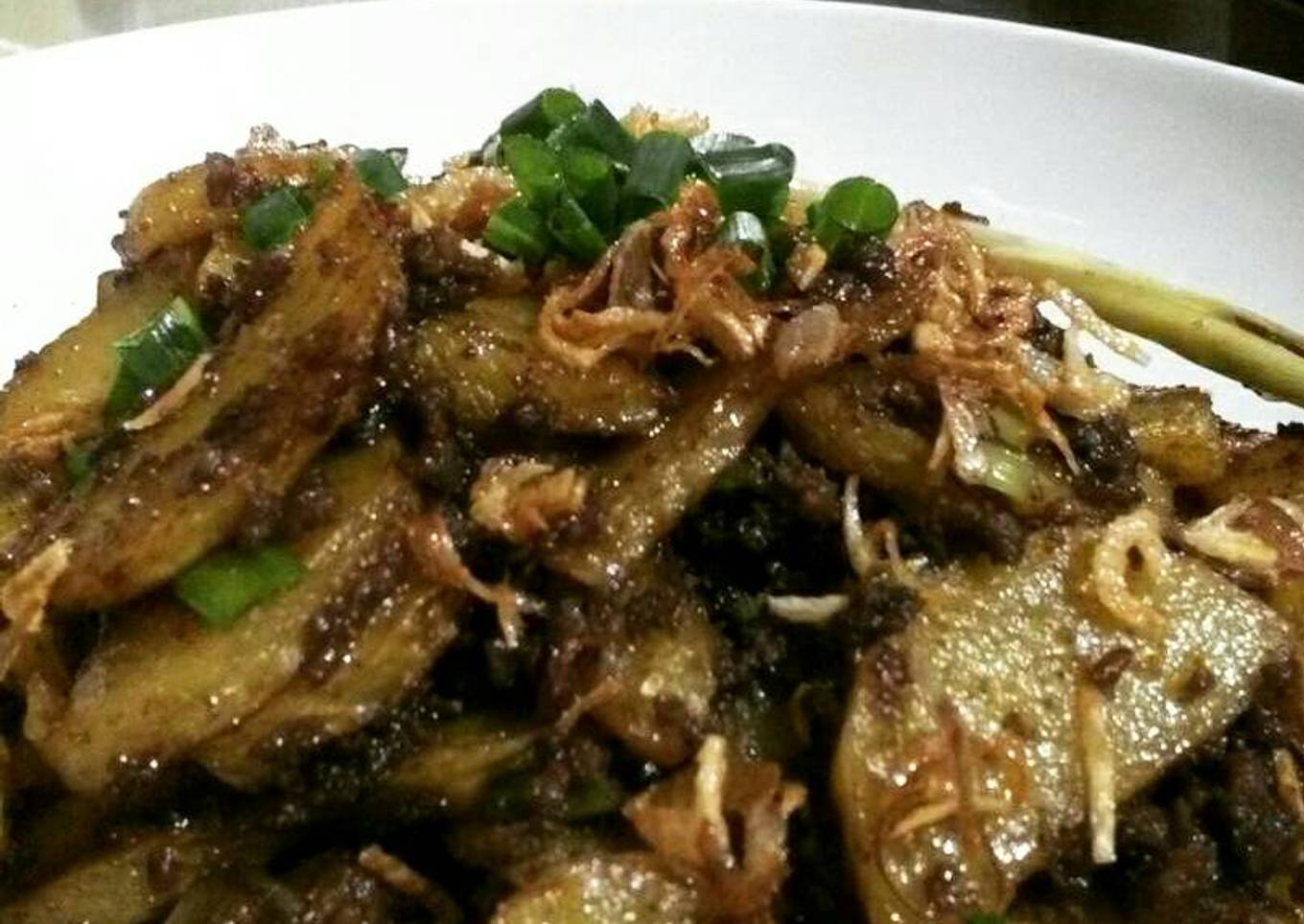 Kentang daging cincang