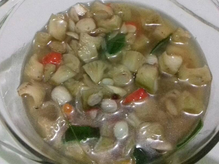 Bagaimana Menyiapkan Sayur oncom kluwih pedas, Lezat Sekali