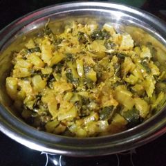 A picture of Radish bhurji.