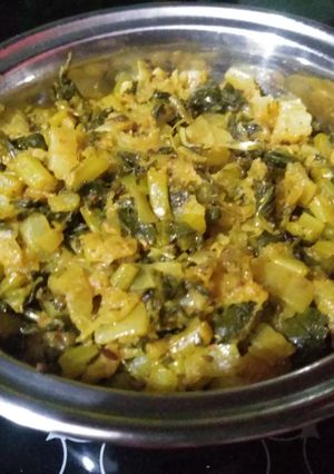 A picture of Radish bhurji.