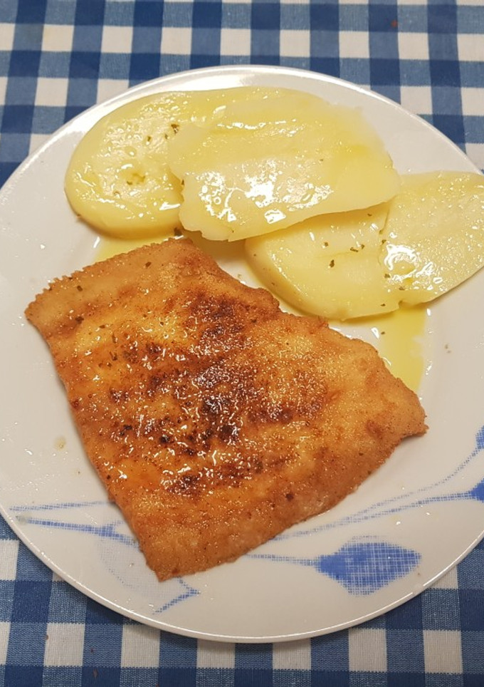 Una foto de Lenguado meuniere