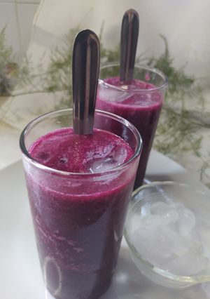 Una foto de Smoothie de Remolacha Y Banana Super Saludable