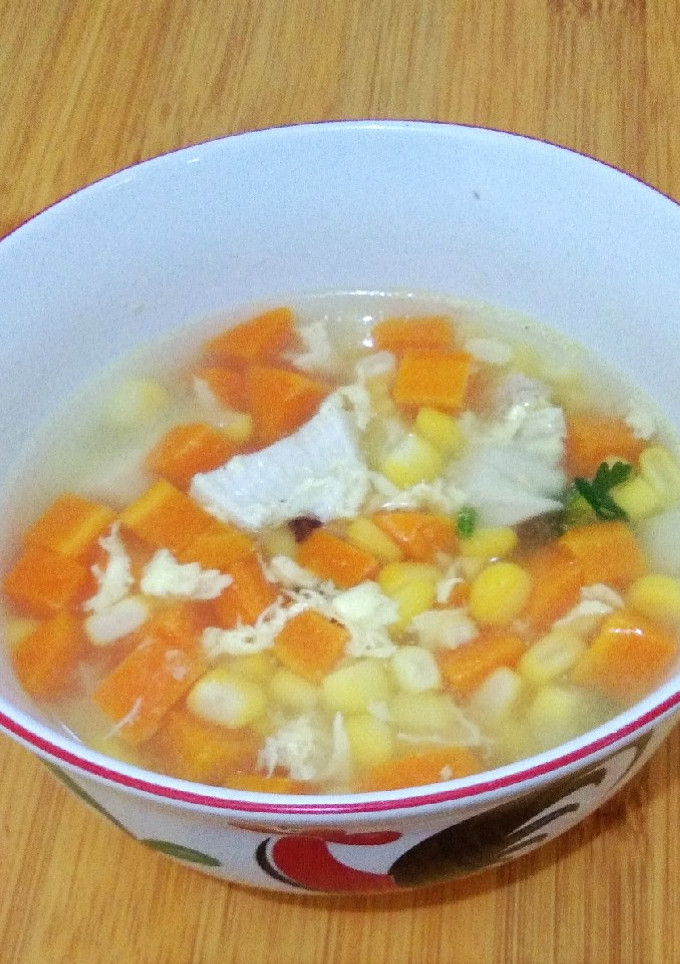Foto resep Sup ayam jagung manis