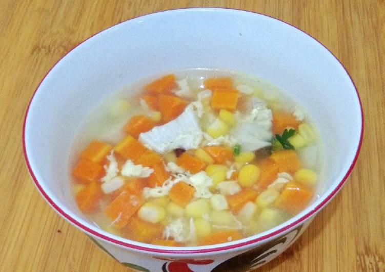 Easiest Way to Prepare Delicious Sup ayam jagung manis