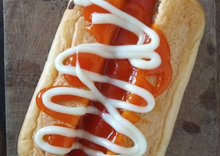 Hotdog Simple (hotdog anak kos)