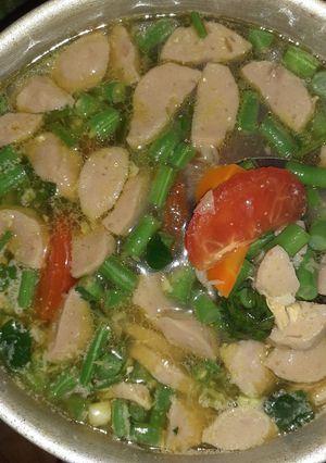 Foto resep Sayur sop bakso