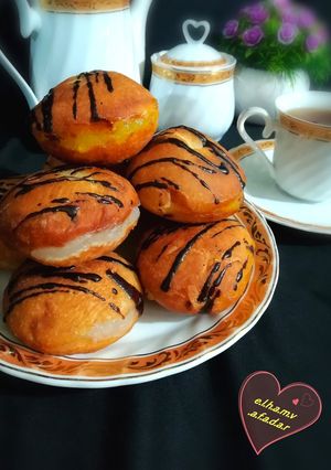 عکسی از دستور پیراشکی کرم دار الهام پز