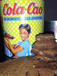 Una foto de Brownie de Cola-Cao