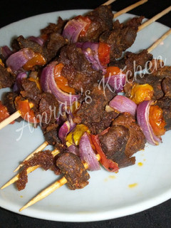 Tsire (stick meat) ainihin hoton girkin