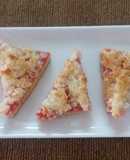 Coconut Cookie Slice with Jam