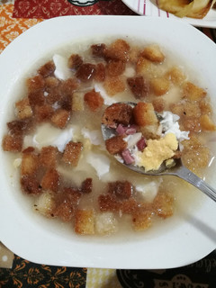 Una foto de Sopa de ajo