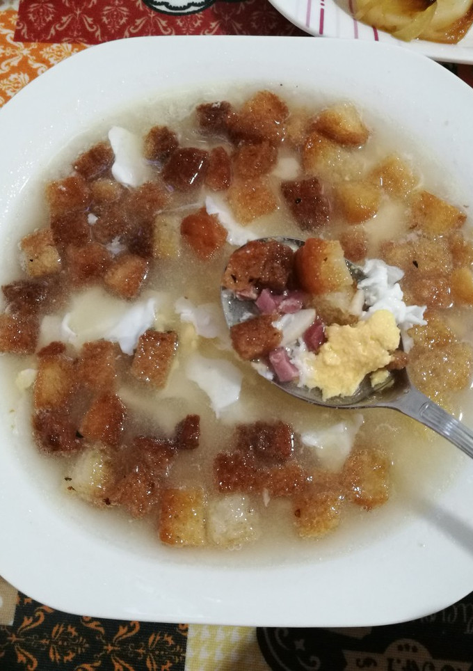 Una foto de Sopa de ajo