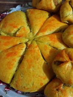 عکسی از دستور نان کدو حلوایی